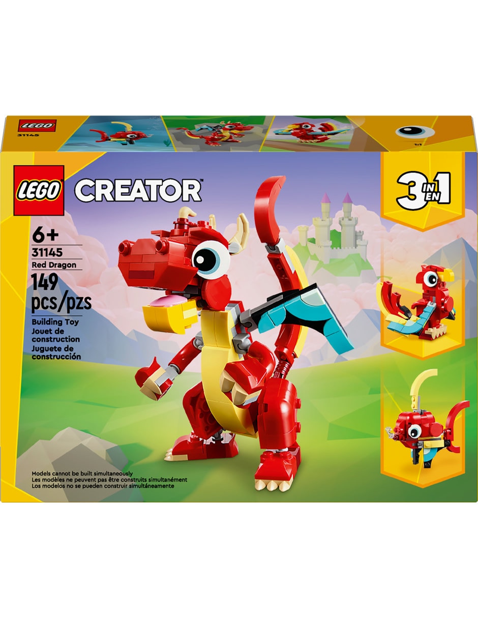Creator Dragón Rojo 31145 2