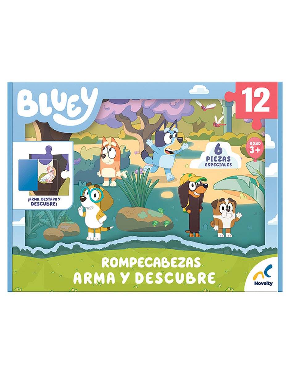 Rompecabezas arma y descubre Bluey Rompecabezas arma y descubre Bluey