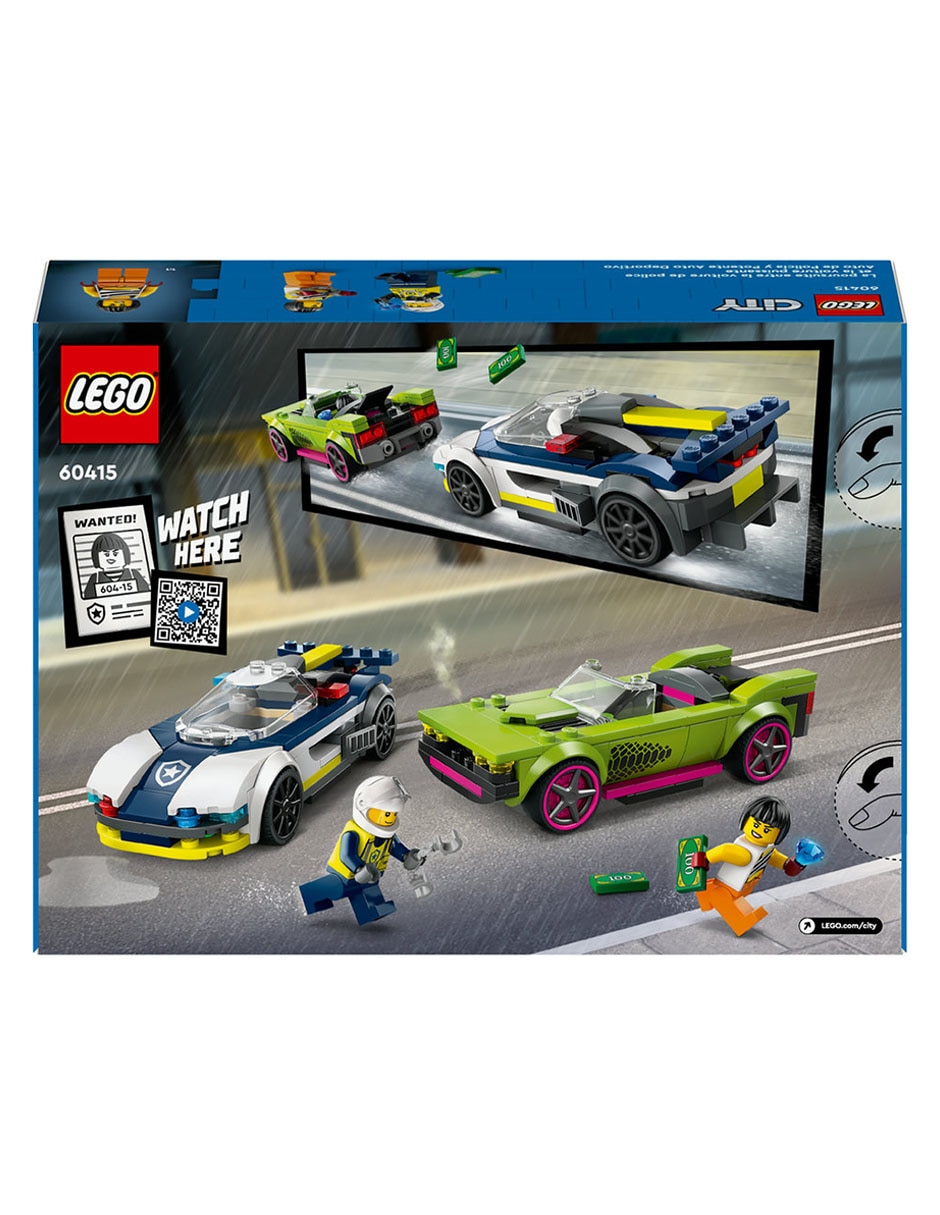 City Coche de policía y potente deportivo 60415 9