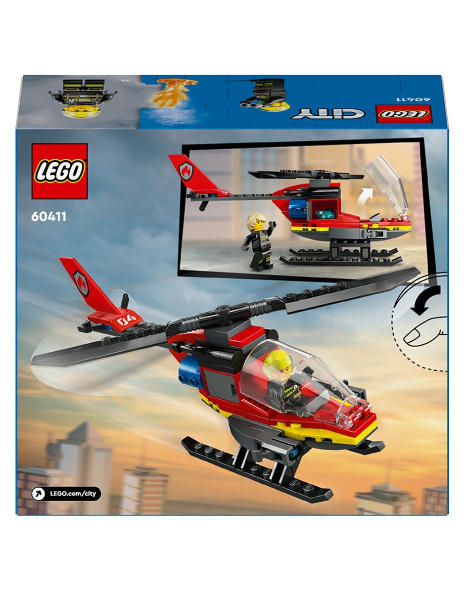 City Helicóptero de rescate de bomberos 60411 10