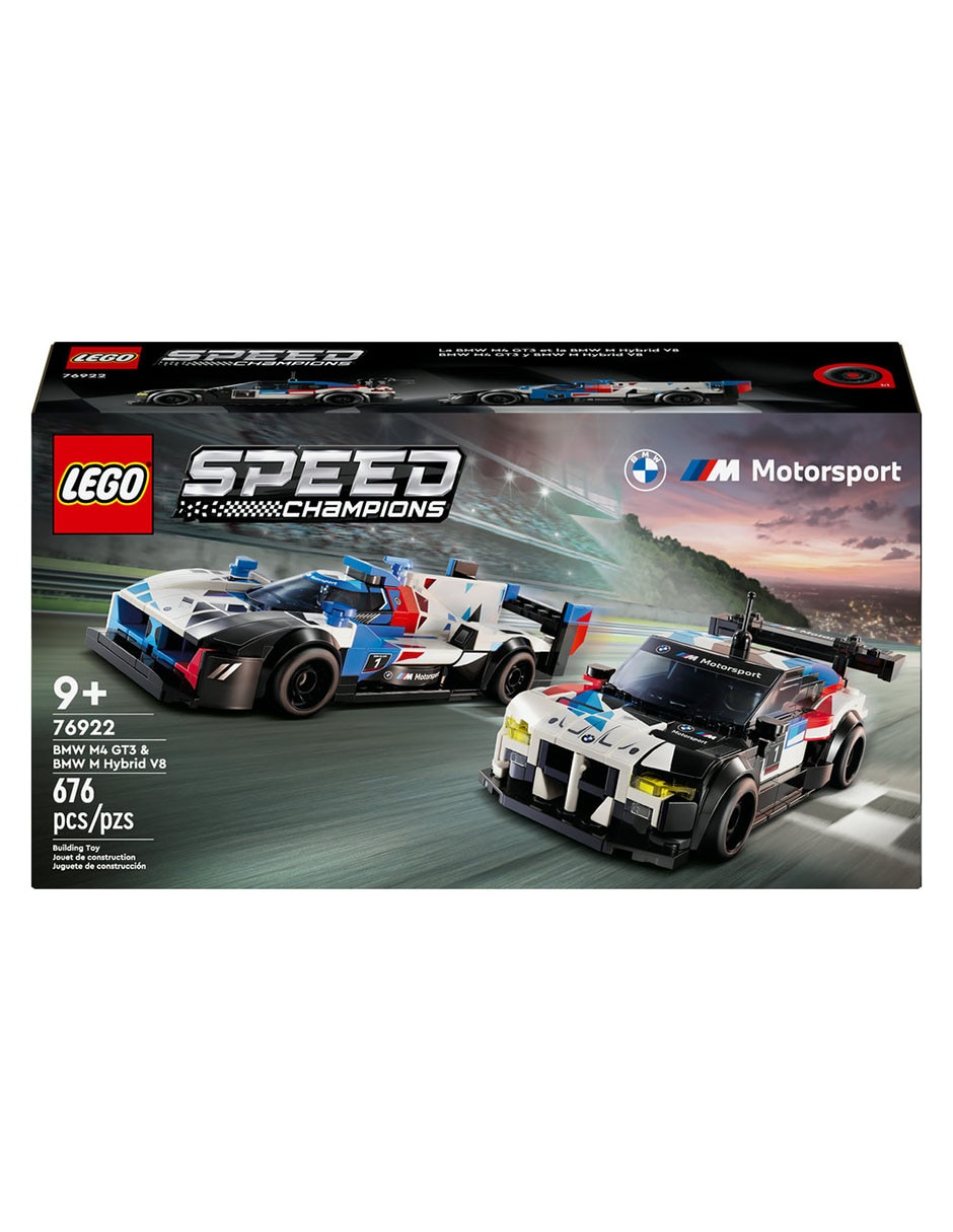 Speed Champions Coches de carreras BMW M4 GT3 y BMW M Hybrid V8 76922 2