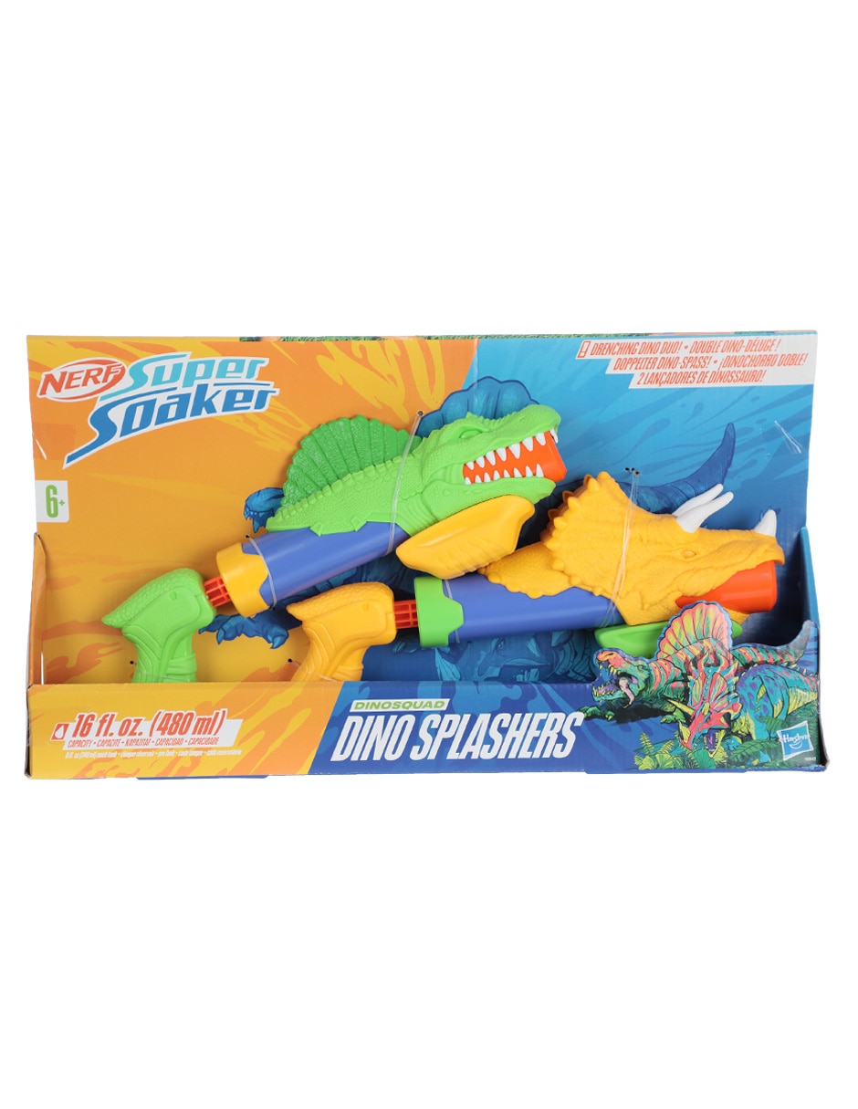 Pistola de agua Nerf Super Soaker Dinosquad Dino Splashers Suburbia