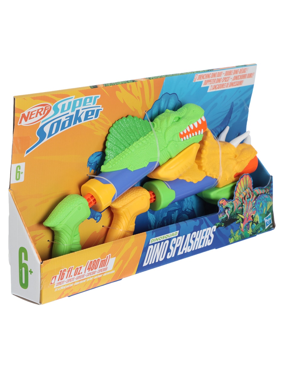 Pistola de agua Super Soaker Dinosquad Dino Splashers 2