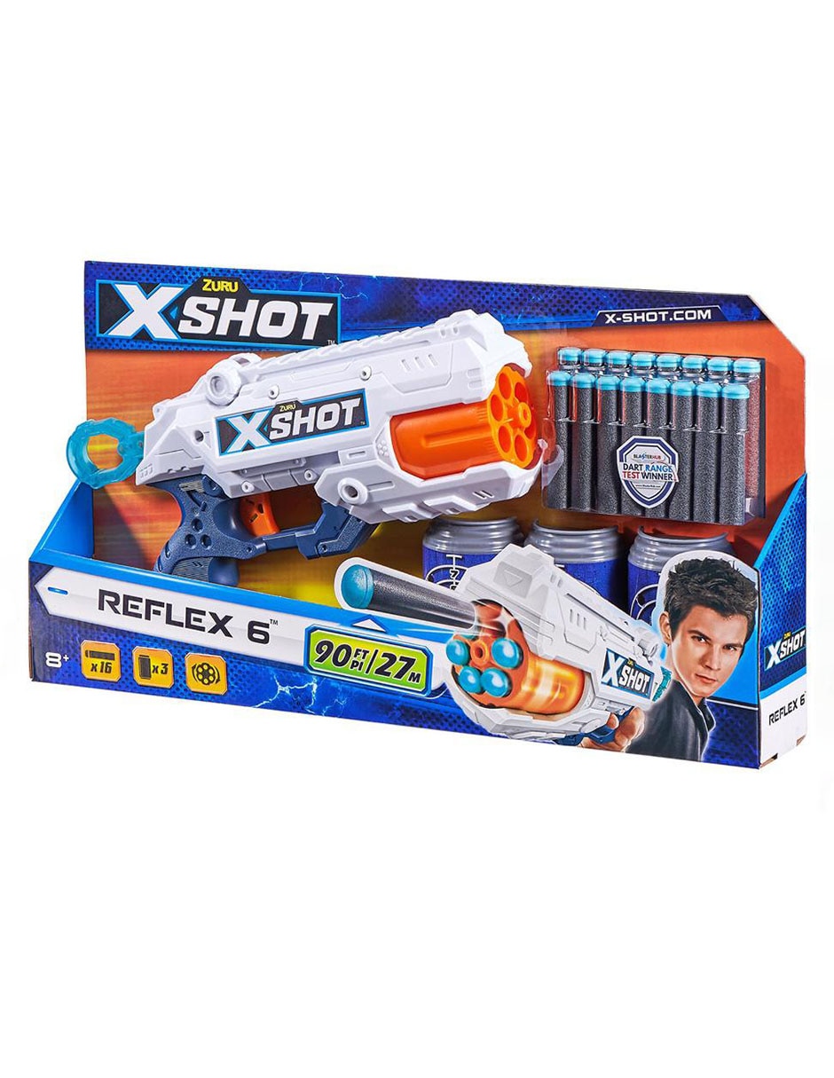 Pistola de dardos X Shot Reflex 6 2