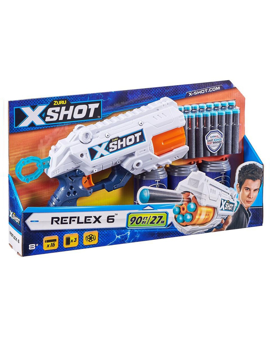 Pistola de dardos X Shot Reflex 6 3