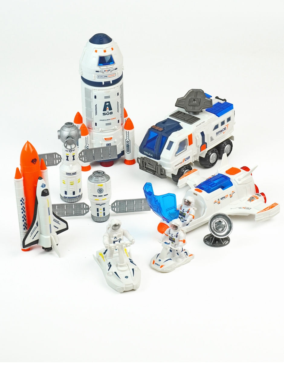 Set juguetes figuras de juguete del espacio 2