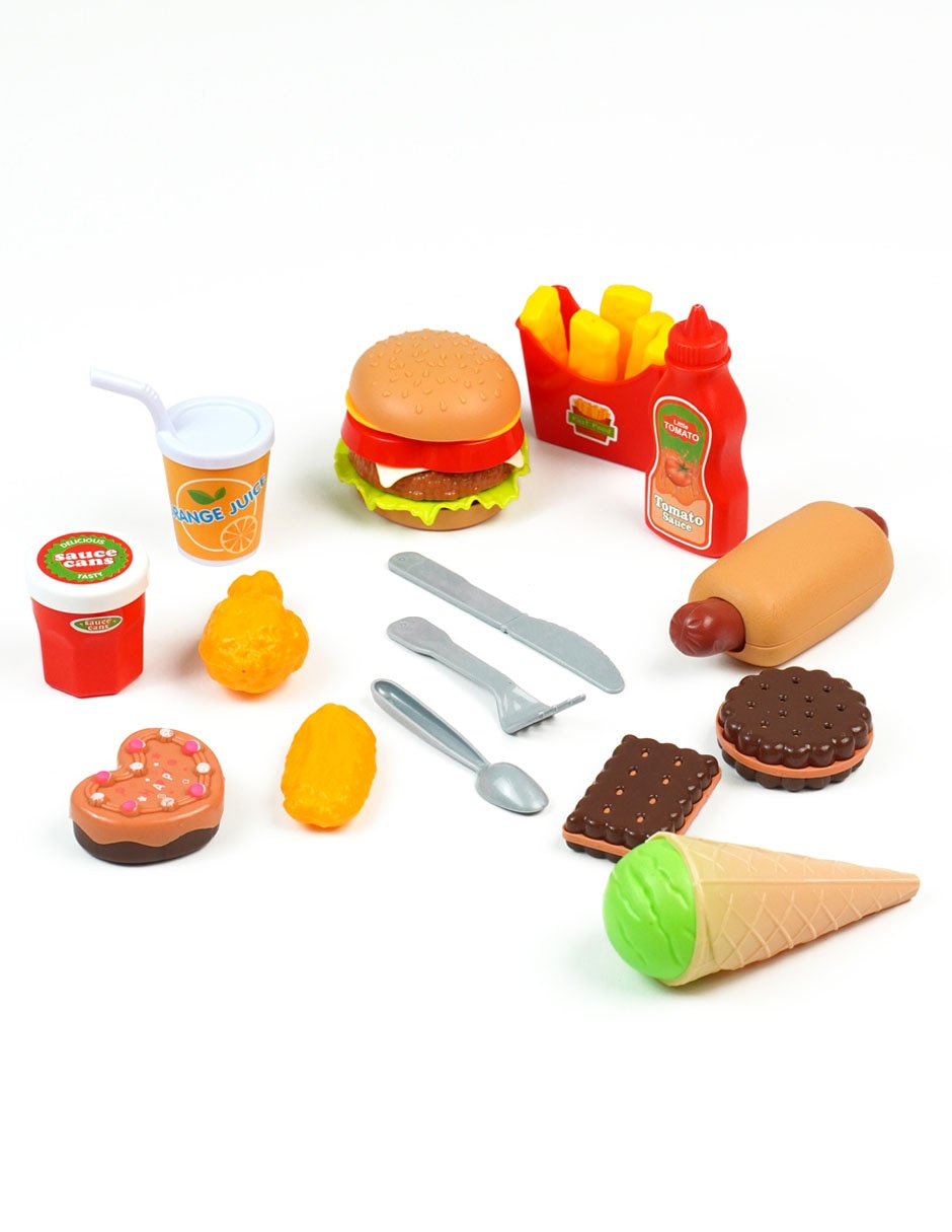 Comida de juguete juego de rol para niños Comida de juguete juego de rol para niños