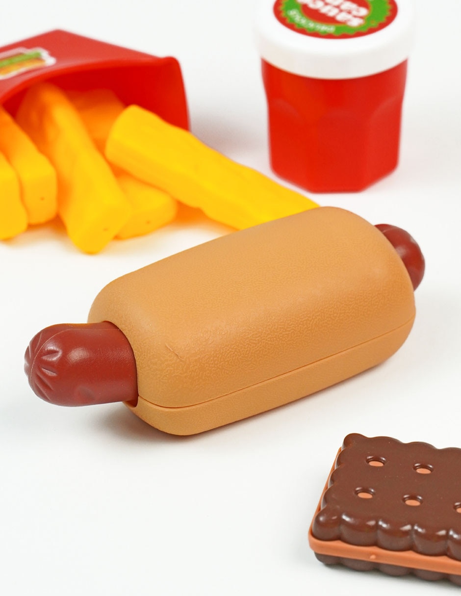 Comida de juguete juego de rol para niños 4