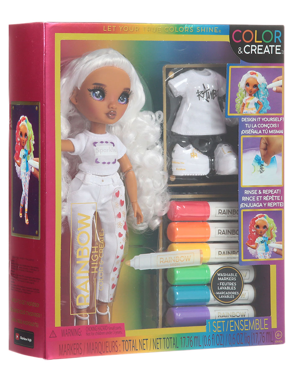 Fashion doll Rainbow High Color & Create 2
