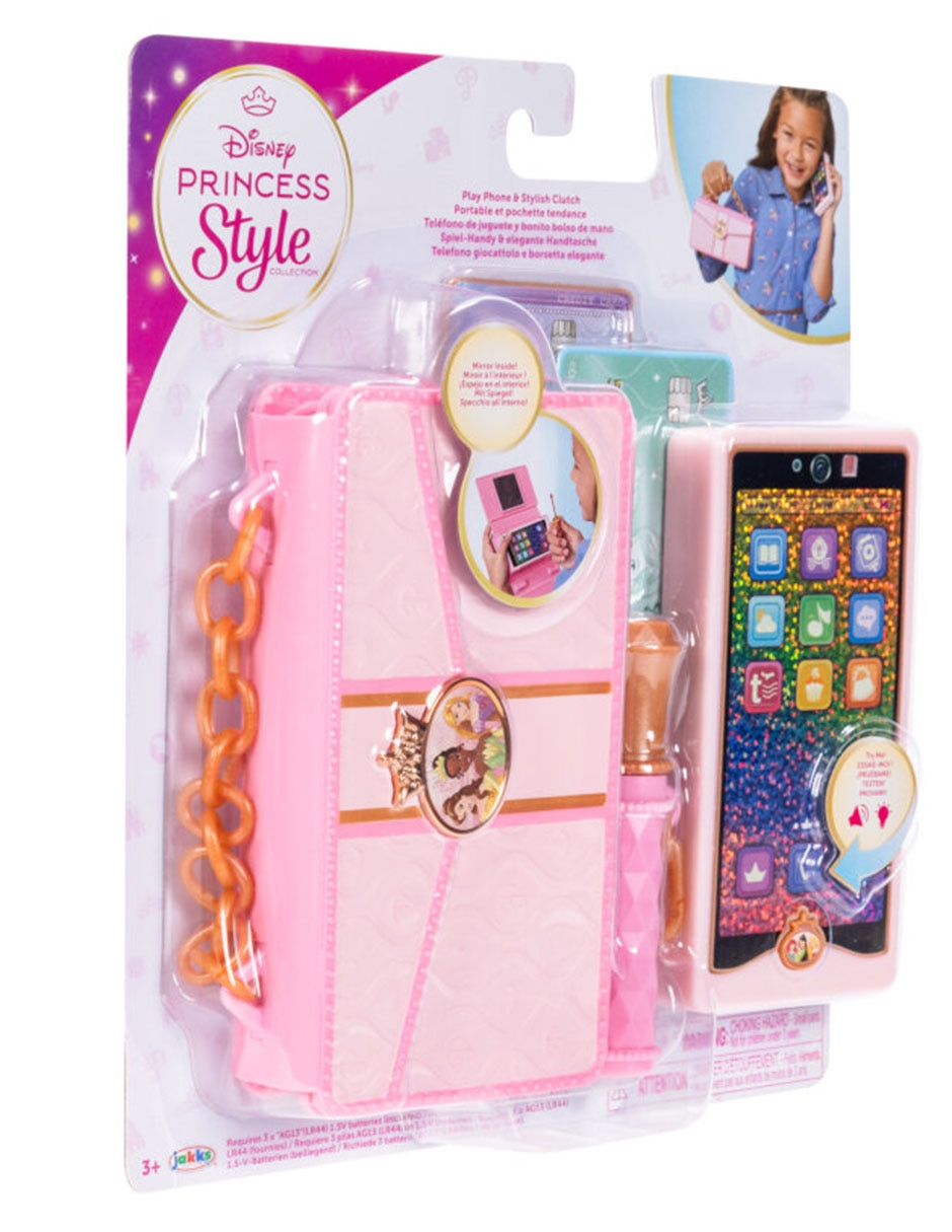 Teléfono de juguete y bonito bolso de mano juego de rol para niños 5