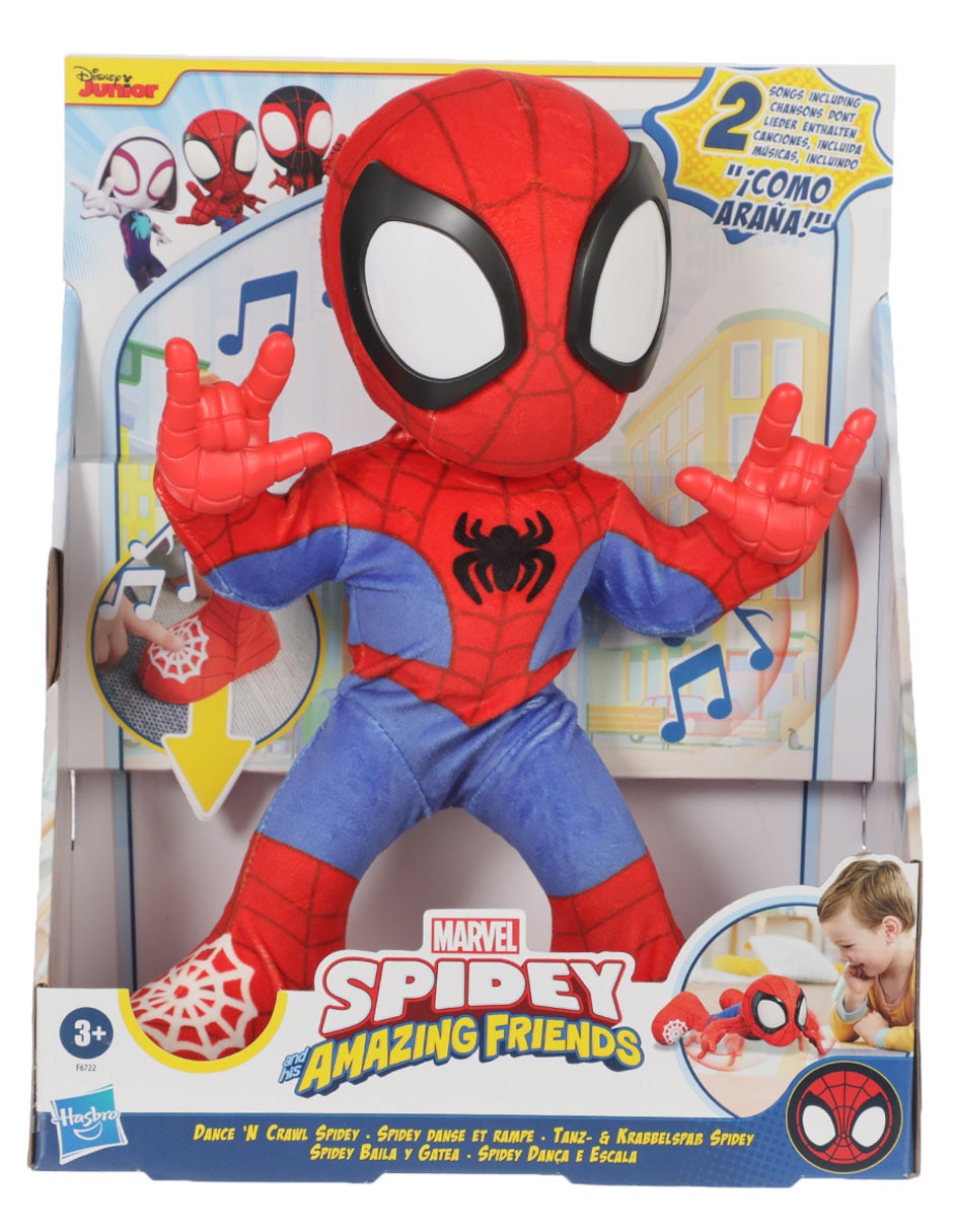 Figura Spidey and his Amazing Friends collectors con movimiento, luz y sonido
