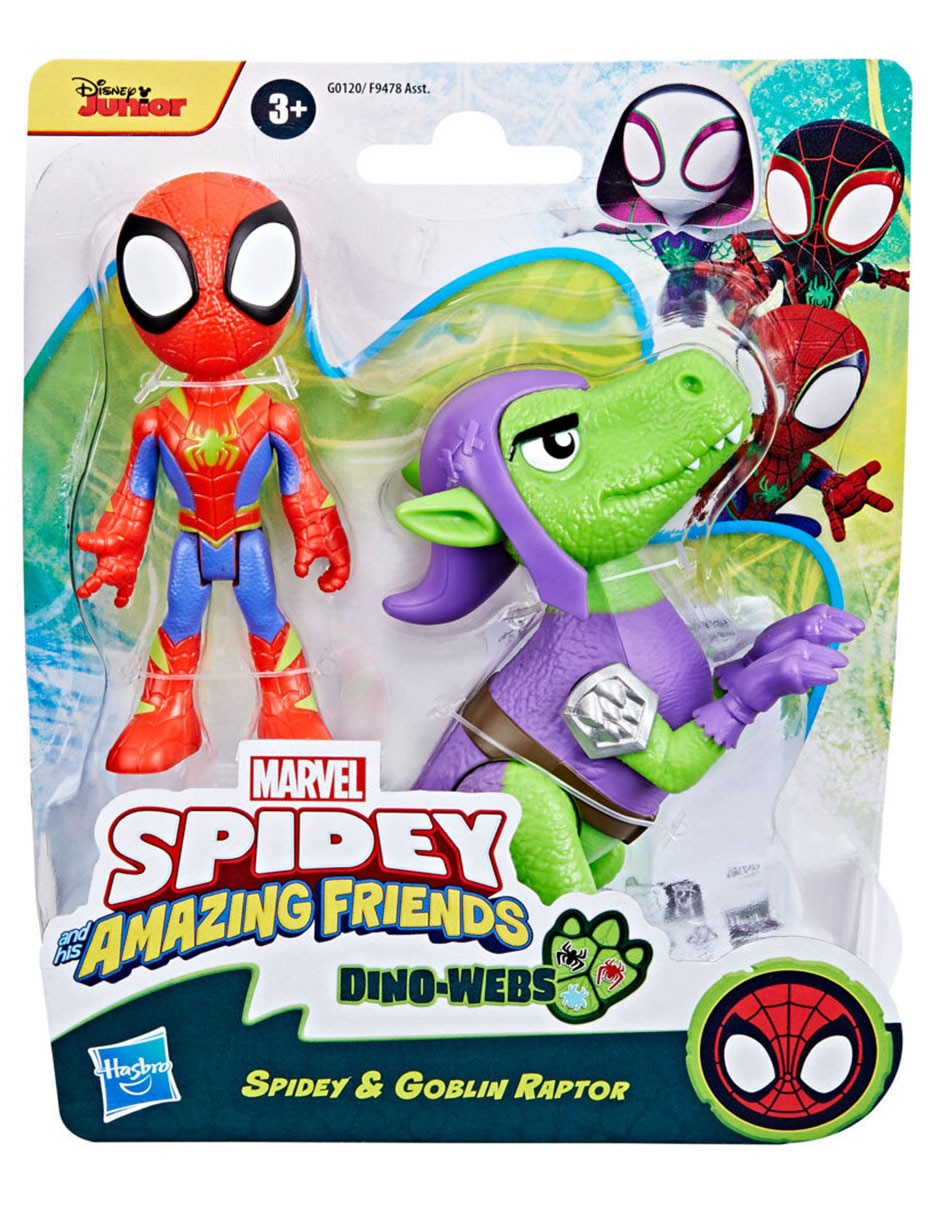 Set figuras Spidey and His Amazing Friends Spider-Man articuladas 3