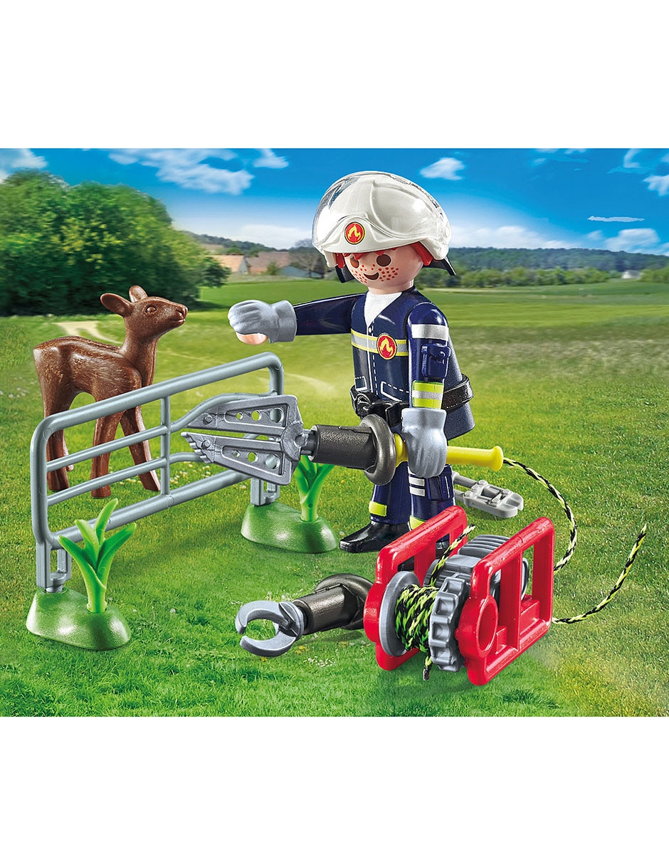 Misión bomberos: rescate de animal 71467 Actión Heroes 2