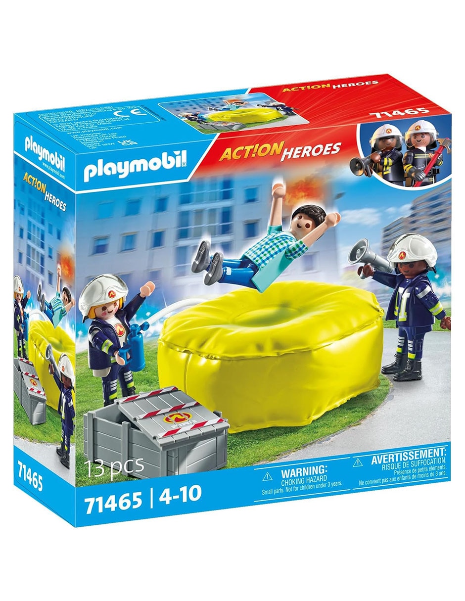 Bomberos con colchoneta 71465 Action Heroes 3