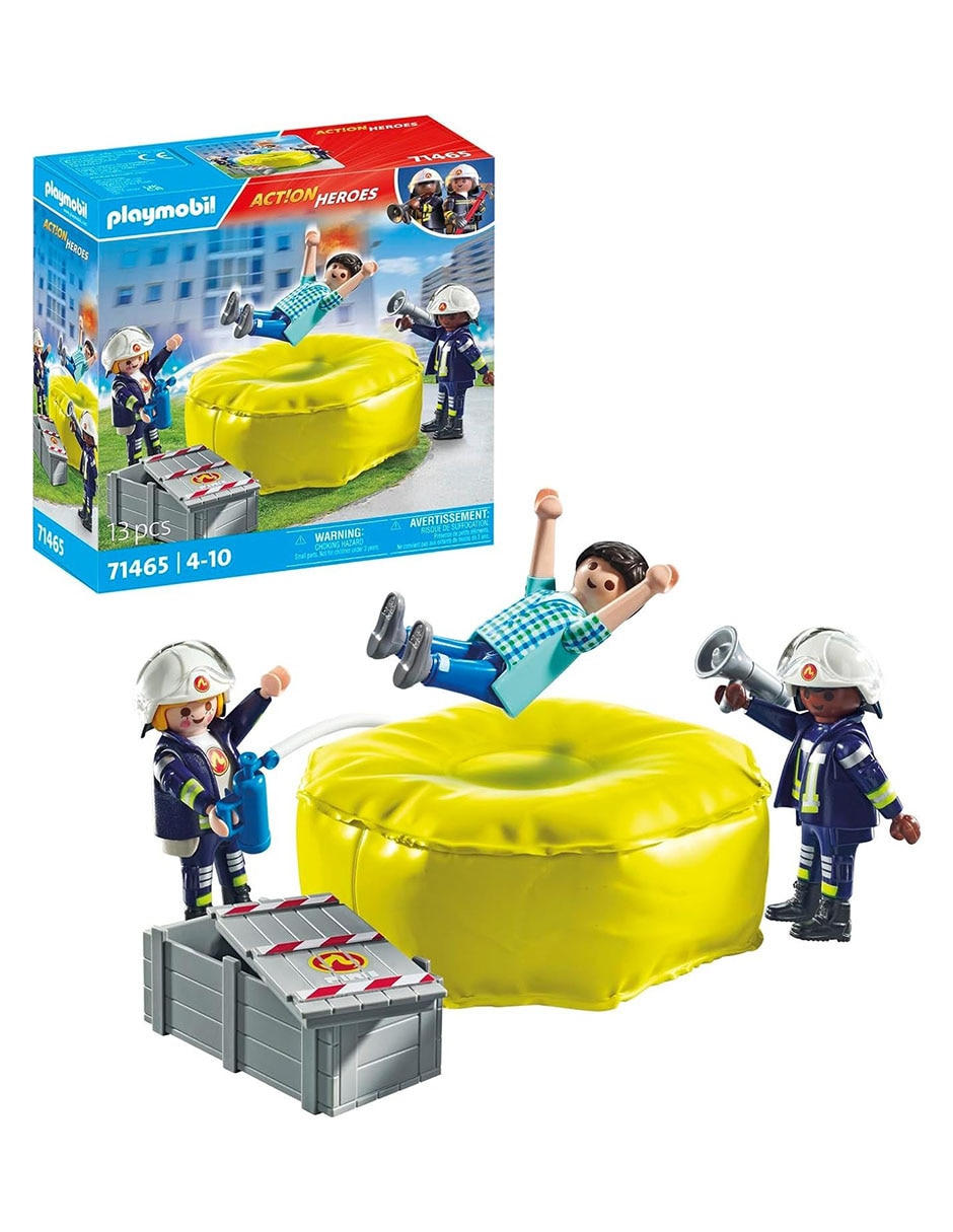 Bomberos con colchoneta 71465 Action Heroes 4