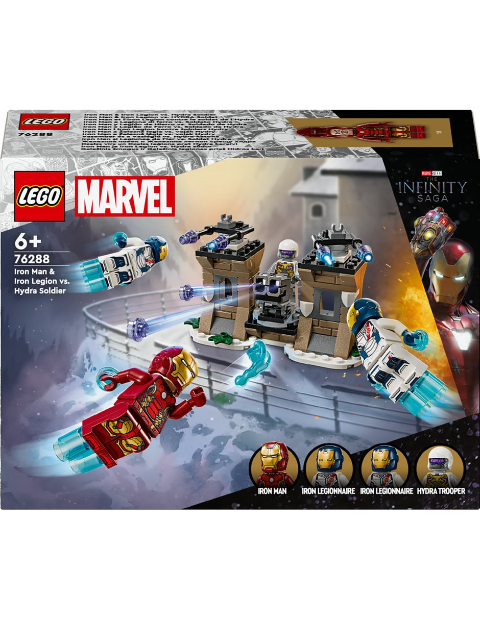 Super Heroes Iron Man y Legion de Hierro vs. Soldado de Hydra 2