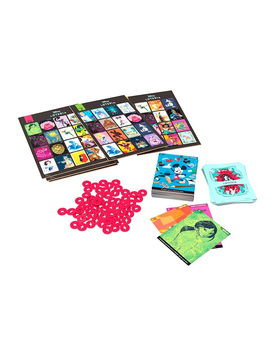 Lotería con App Disney 5