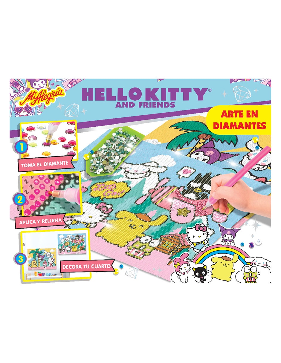 Manualidad Hello Kitty and Friends Arte en Diamantes Mi Alegría