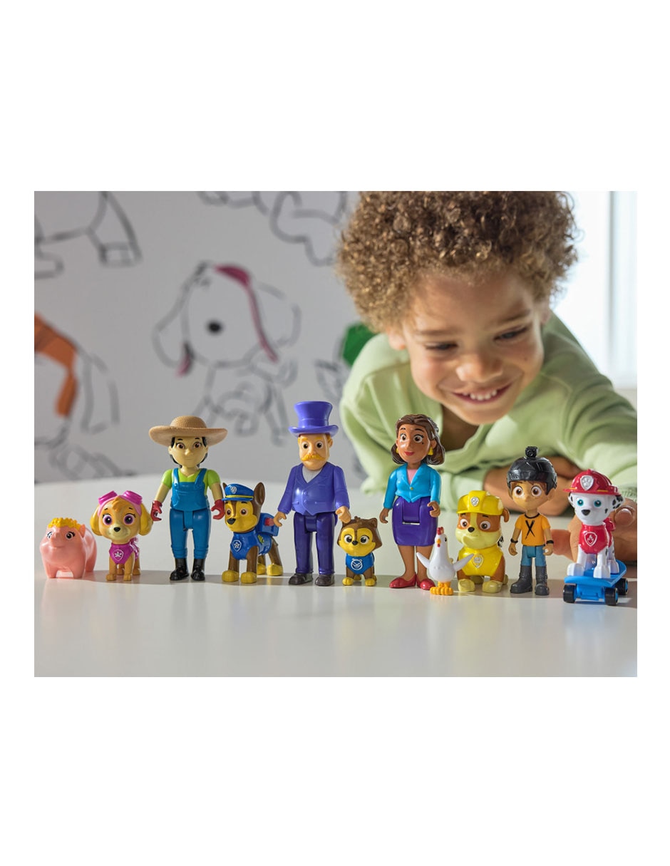 Set figuras articulada Paw Patrol Chase y Humdinger 16