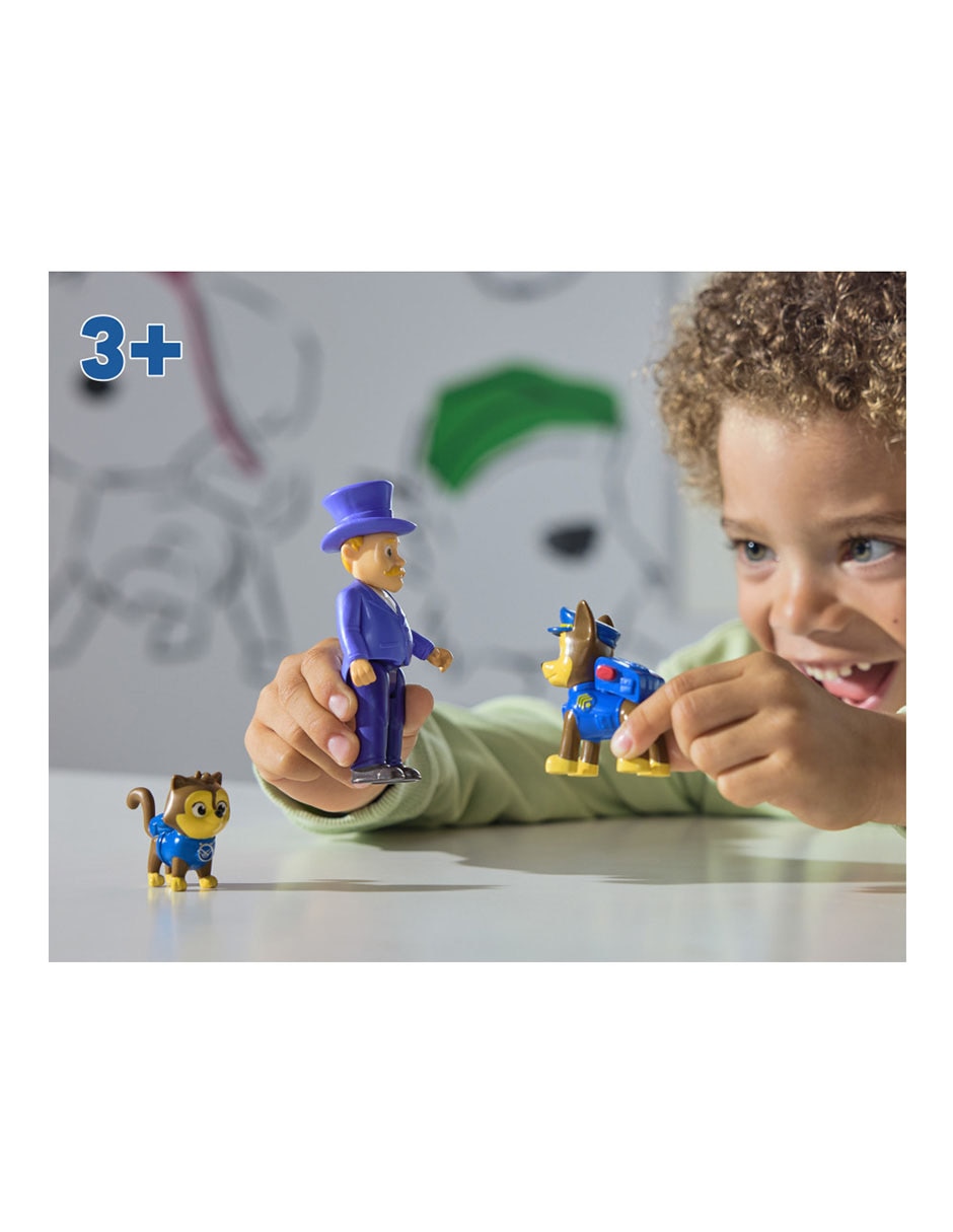 Set figuras articulada Paw Patrol Chase y Humdinger 4