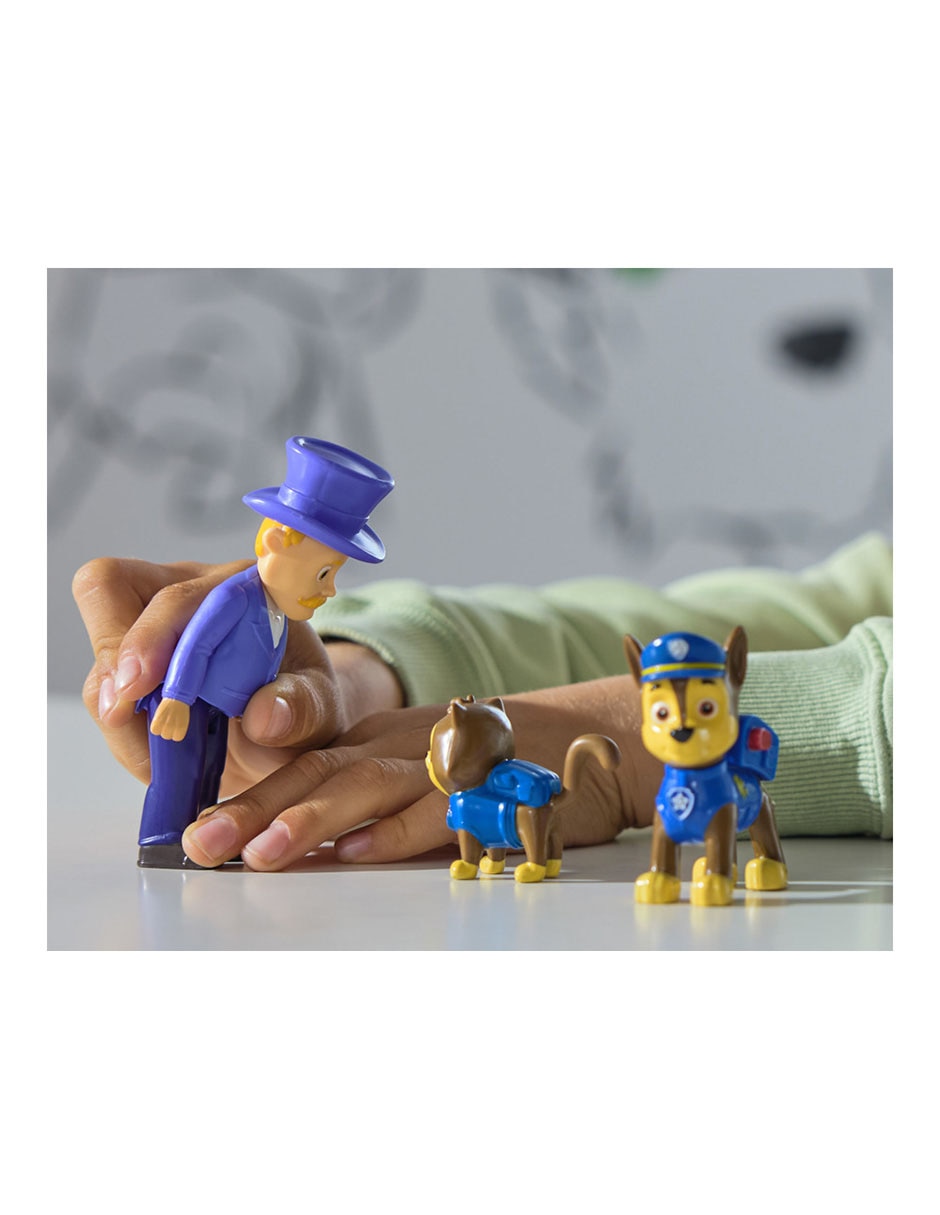 Set figuras articulada Paw Patrol Chase y Humdinger 7
