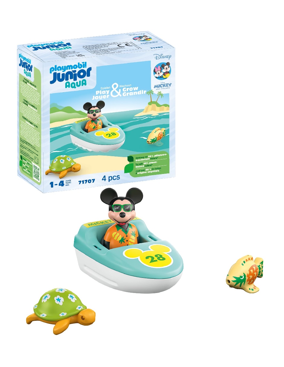 Playmobil Junior Disney: El paseo en barco de Mickey Mouse