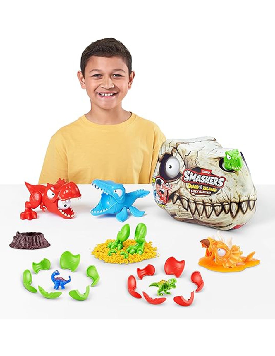 Set figuras articulada Dino Island collectors 3