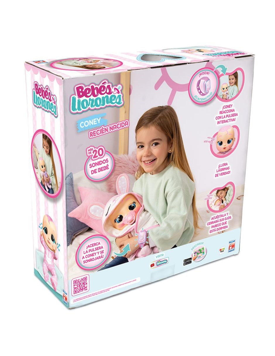 Bebé Bebés Llorones Coney Recién Nacida 3