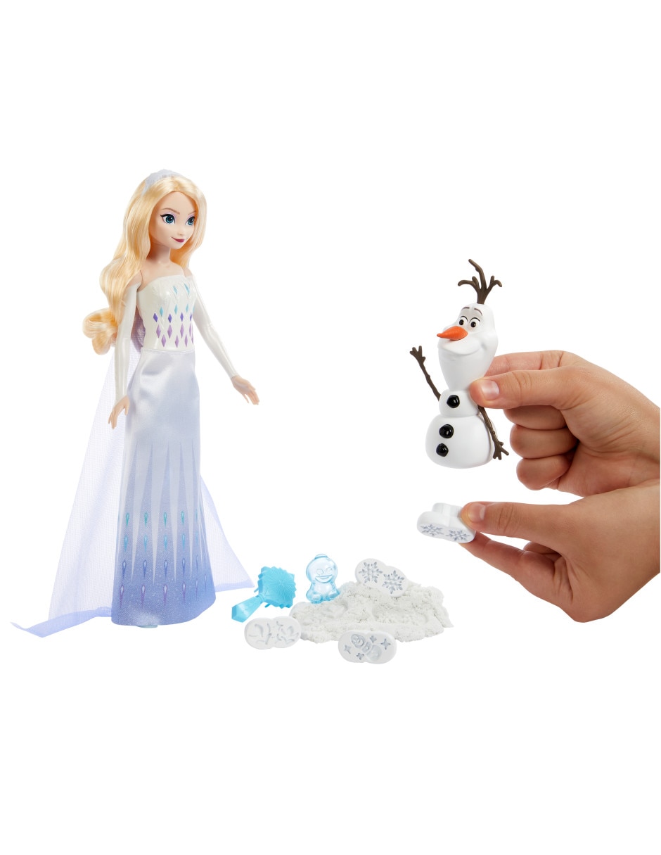 Fashion doll Disney Frozen Aventuras de Elsa y Olaf con Nieve 2