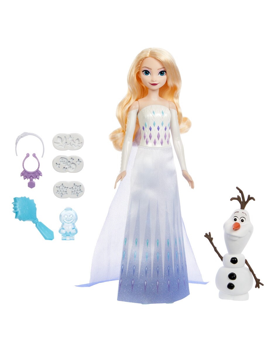 Fashion doll Disney Frozen Aventuras de Elsa y Olaf con Nieve 6