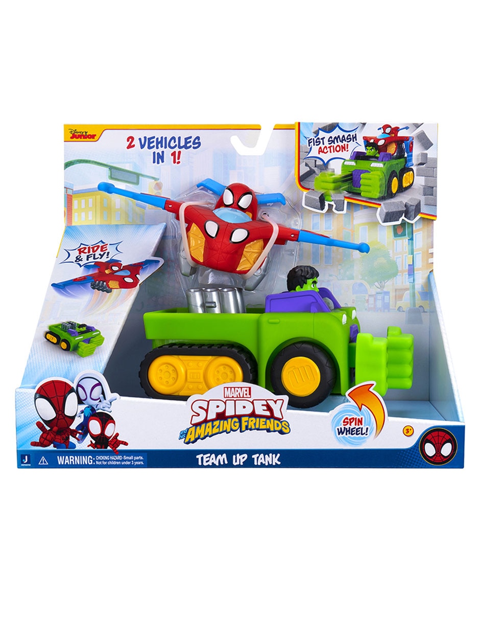 Set de vehículos team up tank Spidey and his Amazing Friends 4