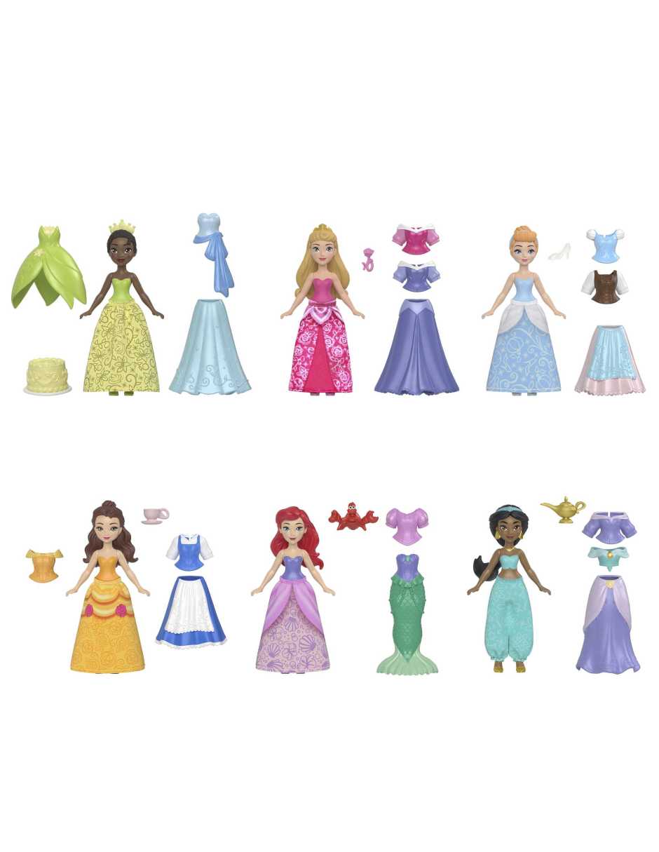 Fashion doll Disney Princesas Atuendos