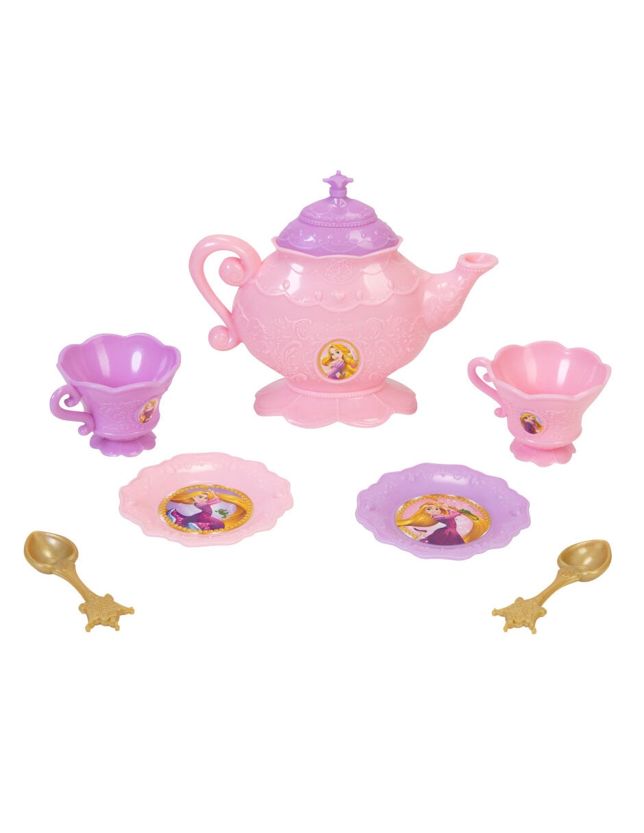 Muñeca Princess Rapunzel y juego de té 2