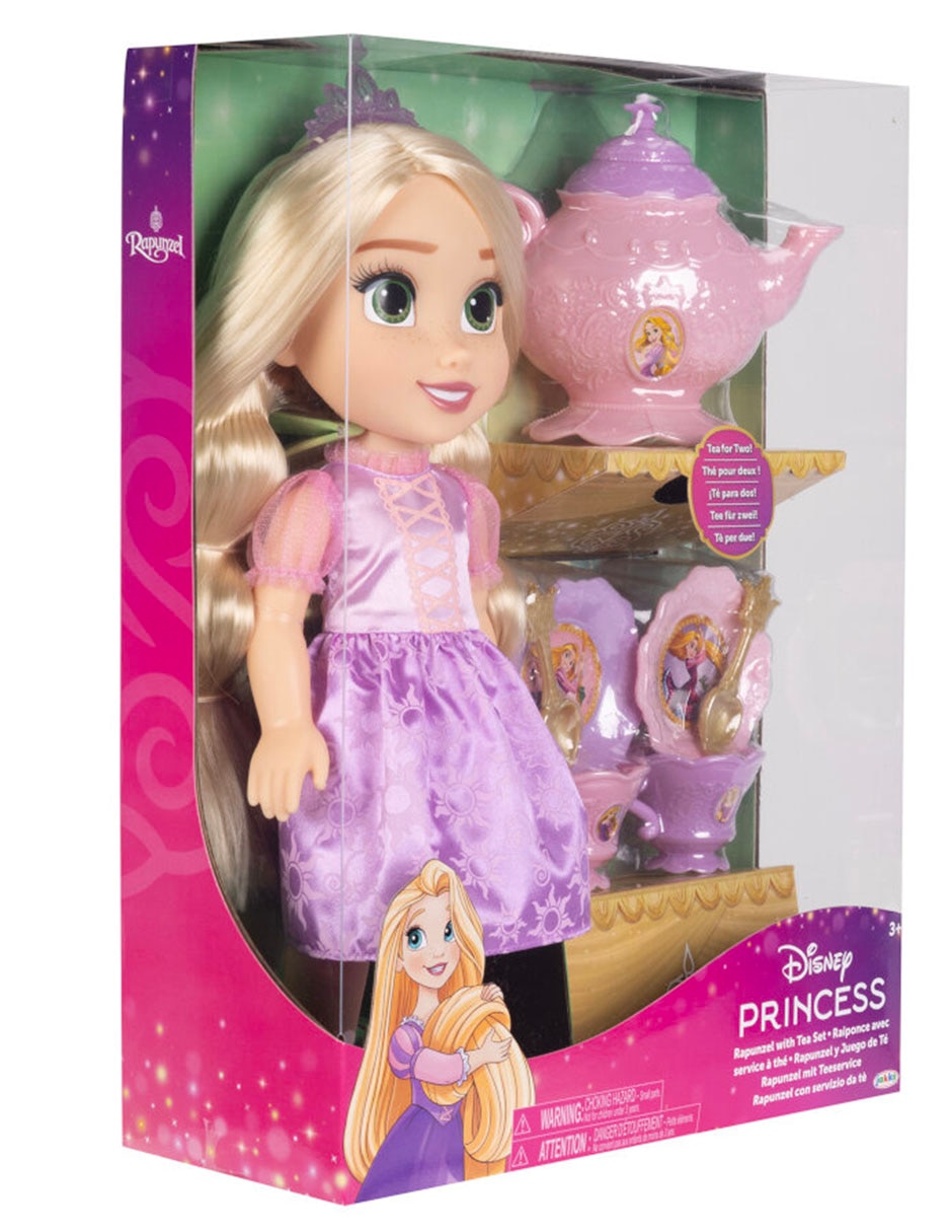 Muñeca Princess Rapunzel y juego de té 5