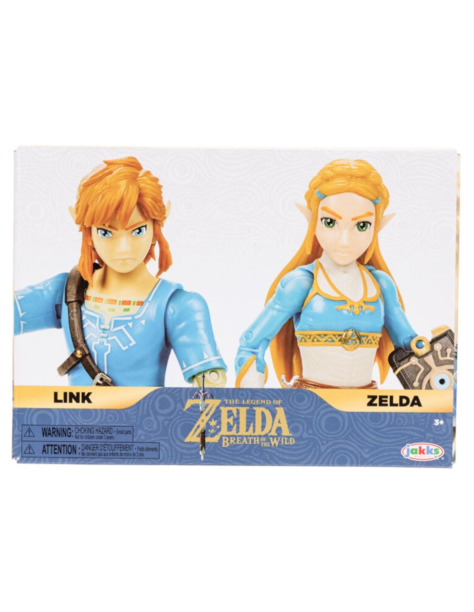 Set figuras articulada The Legend of Zelda Link y Zelda collectors 12