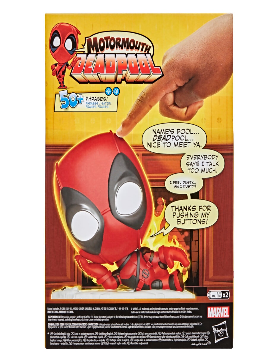 Figura Deadpool deluxe con luz y sonido 3