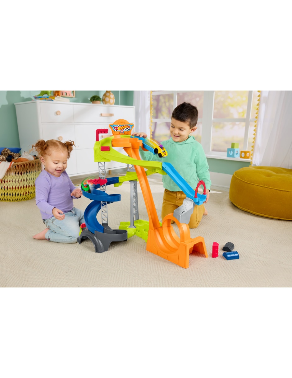 Pista armable Hot Wheels Little People