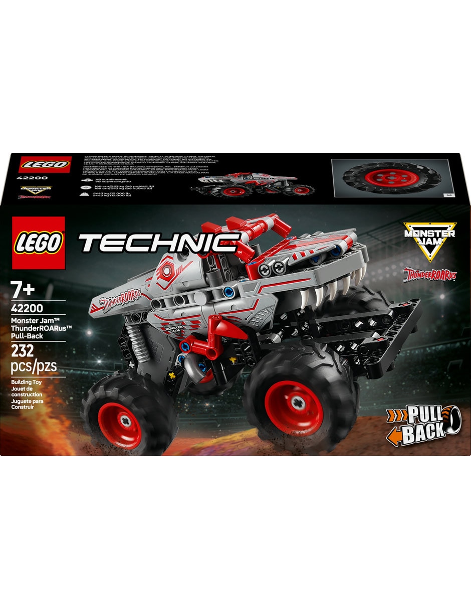 Monster Jam™ ThunderROARus™ con Motor de Carga Manual Technic 6