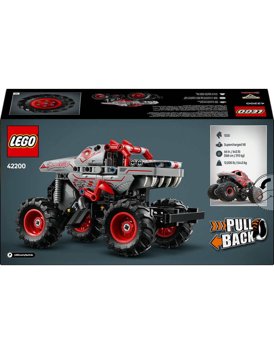 Monster Jam™ ThunderROARus™ con Motor de Carga Manual Technic