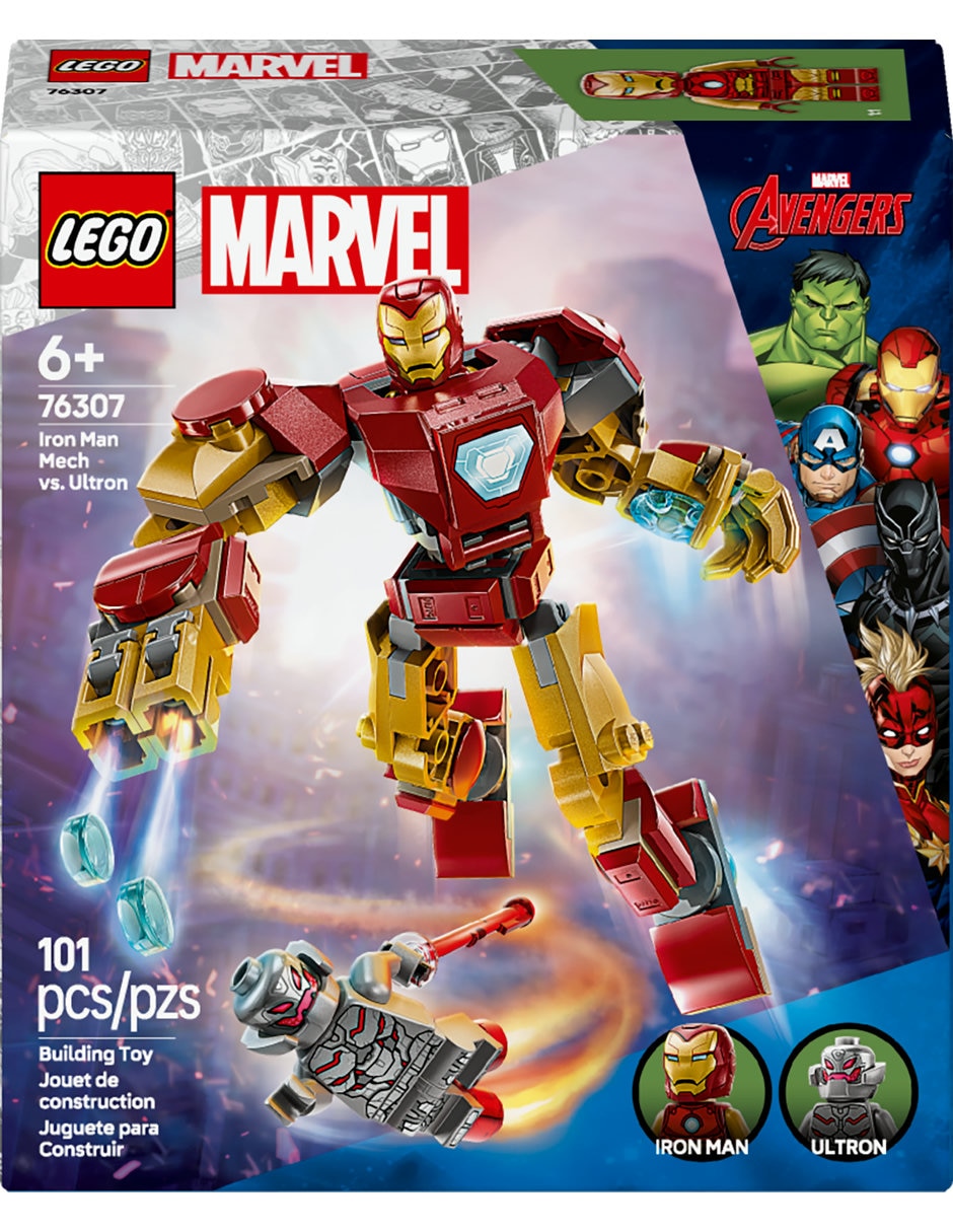 Armadura Robótica de Iron Man vs. Ultrón Superhéroe 8