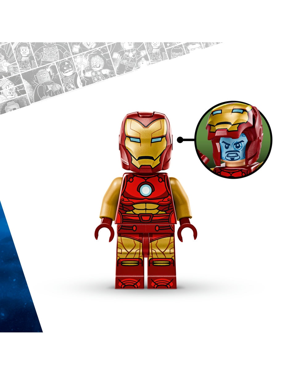 Armadura Robótica de Iron Man vs. Ultrón Superhéroe 4