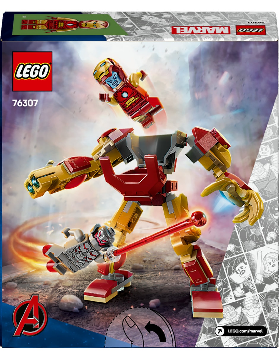 Armadura Robótica de Iron Man vs. Ultrón Superhéroe 2