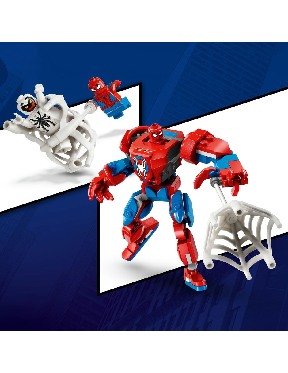 Armadura Robótica de Spider-Man vs. Anti-Venom Superhéroe 4
