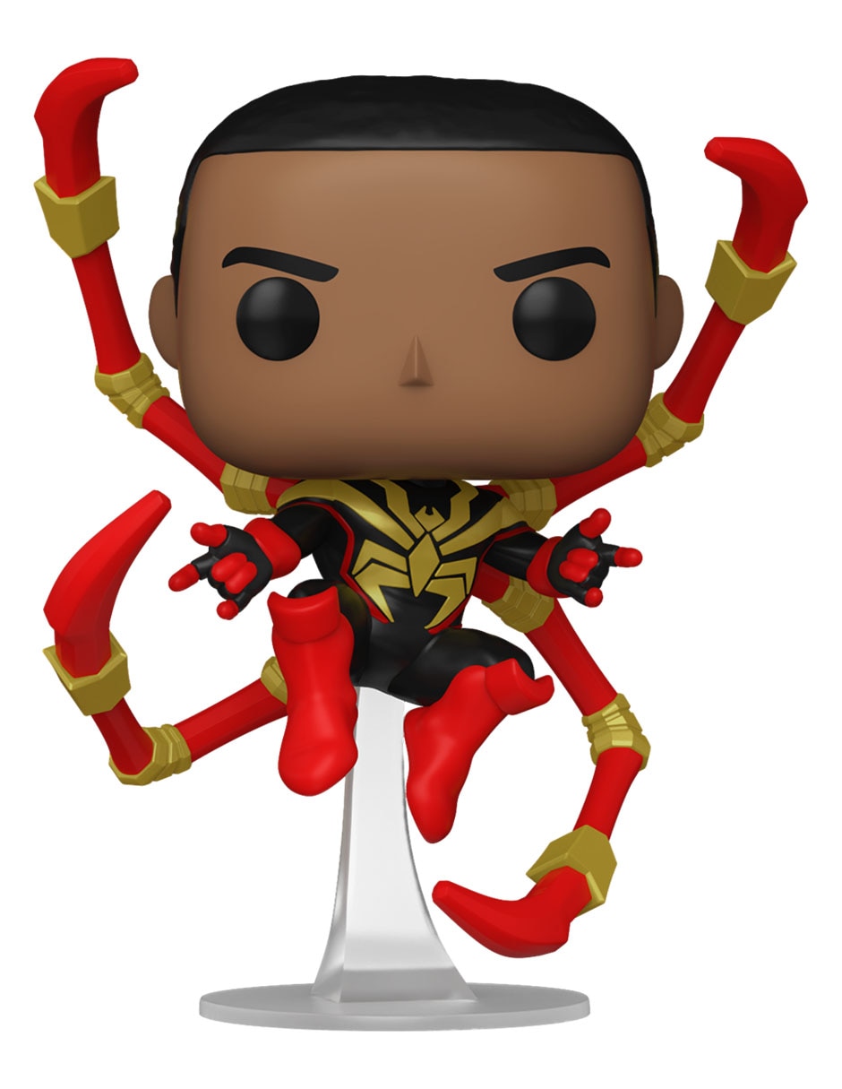 Pop! Marvel Miles Morales Iron Spider cabeza oscilante