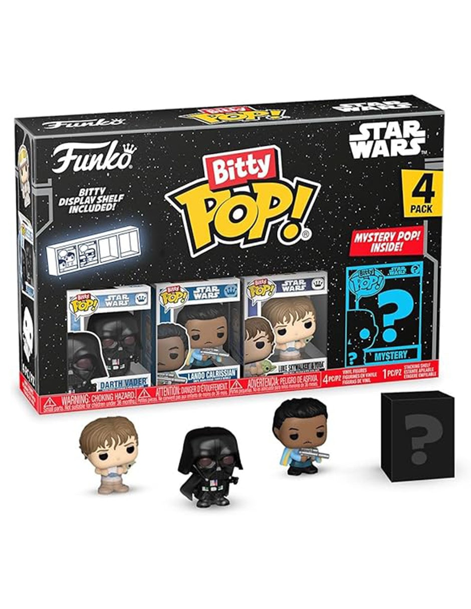 Figura Star Wars Luke Skywalker & Yoda, Darth Vader, Lando Calrissian chase