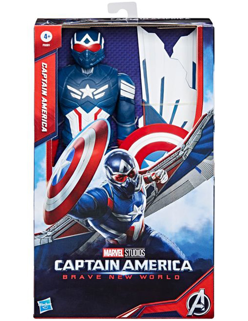 Figura articulada Captain America Brave New World Capitán América titan hero articulado 2