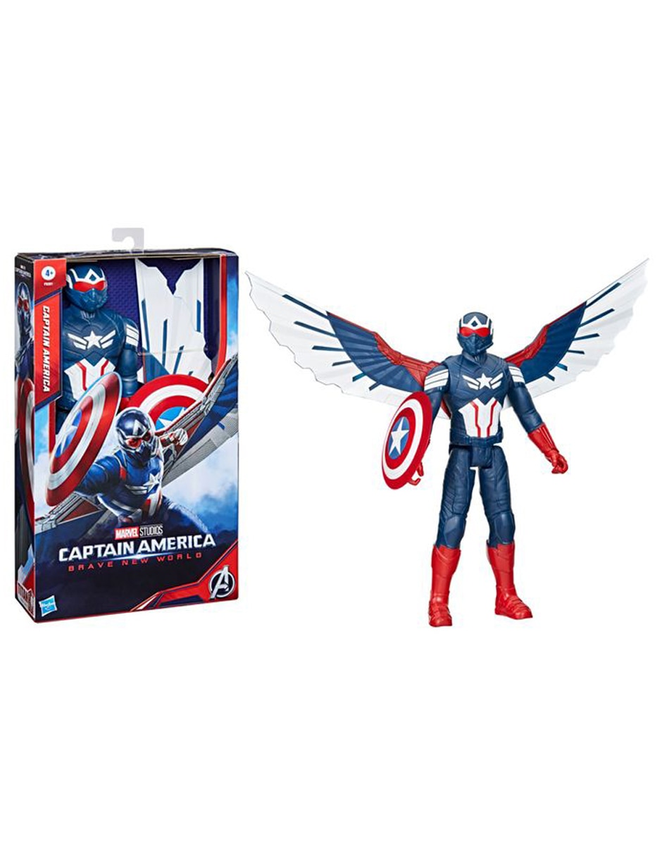 Figura articulada Captain America Brave New World Capitán América titan hero articulado 3