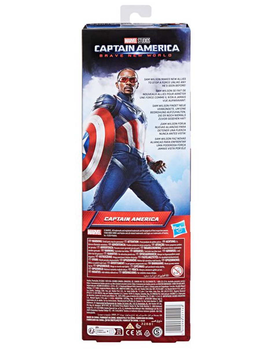 Figura articulada Captain America Brave New World Capitán América collectors articulado 4