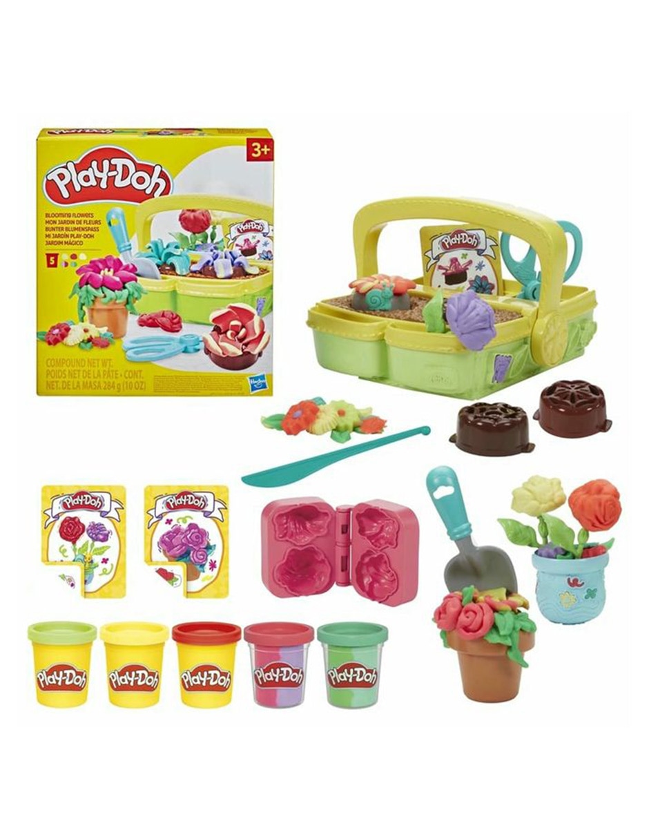 , Mi Jardín Play-Doh G0492-Pd Blooming Flowers 3