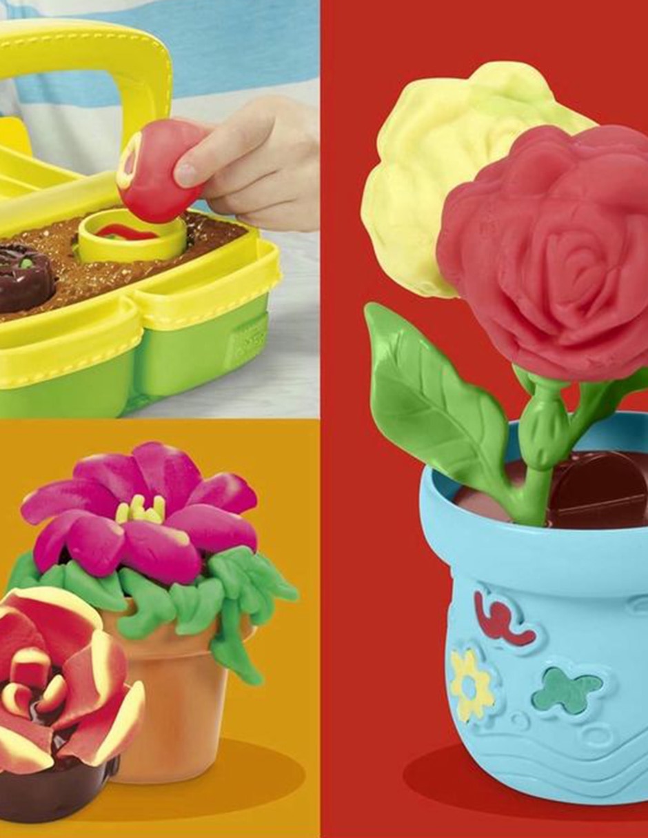 , Mi Jardín Play-Doh G0492-Pd Blooming Flowers 9